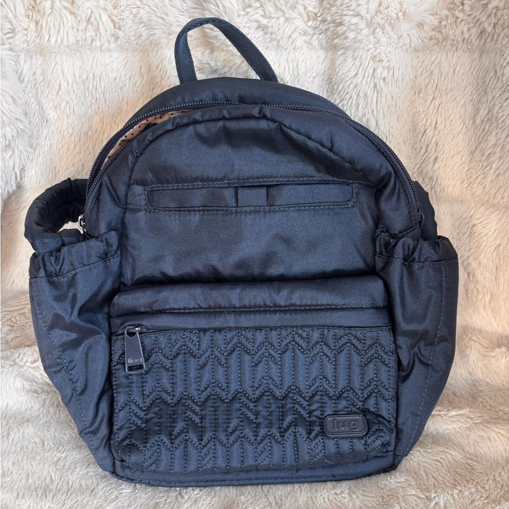 EUC Lug Orbit Mini Backpack - indigo/navy blue